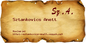 Sztankovics Anett névjegykártya